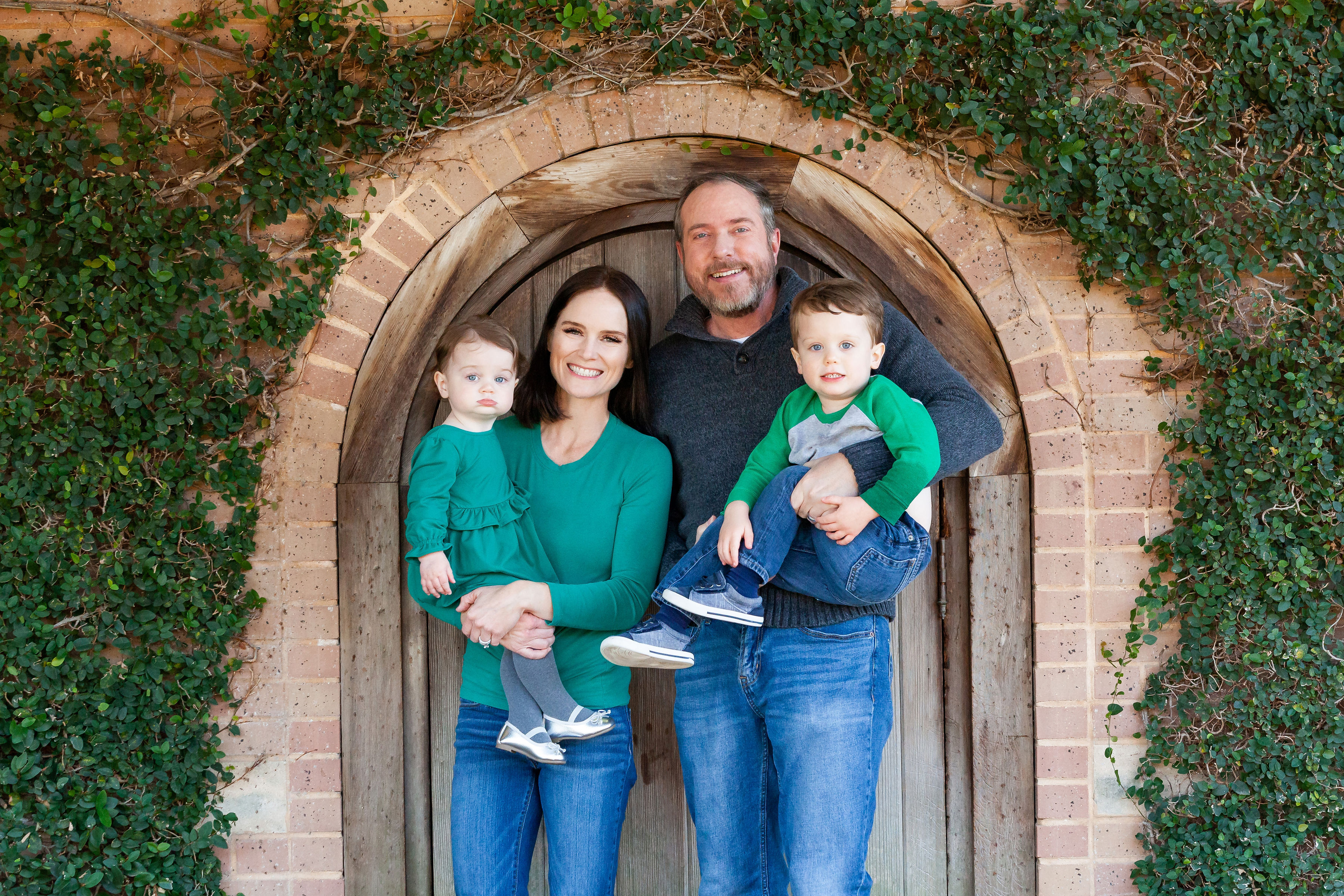 Barrett McNabb with his family